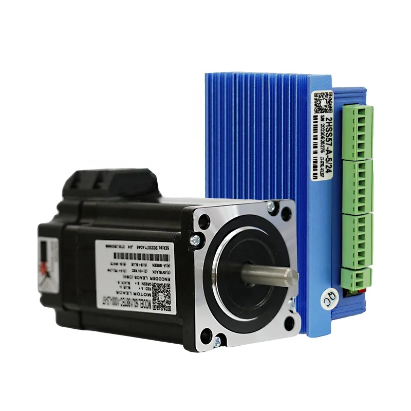 60J1887EC-1000-LS-57+2HSS57-A-5/24 High Quality Wholesale stepper motor closed loop stepper motor for 3d printer