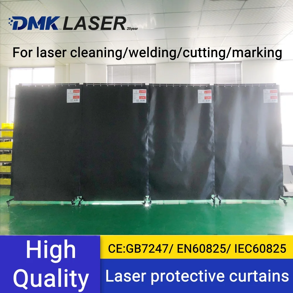 DMK Laser Safety protective Curtain Shield for Laser Welding cutting Cleaning Essential Equipment Parts anti laser radiation