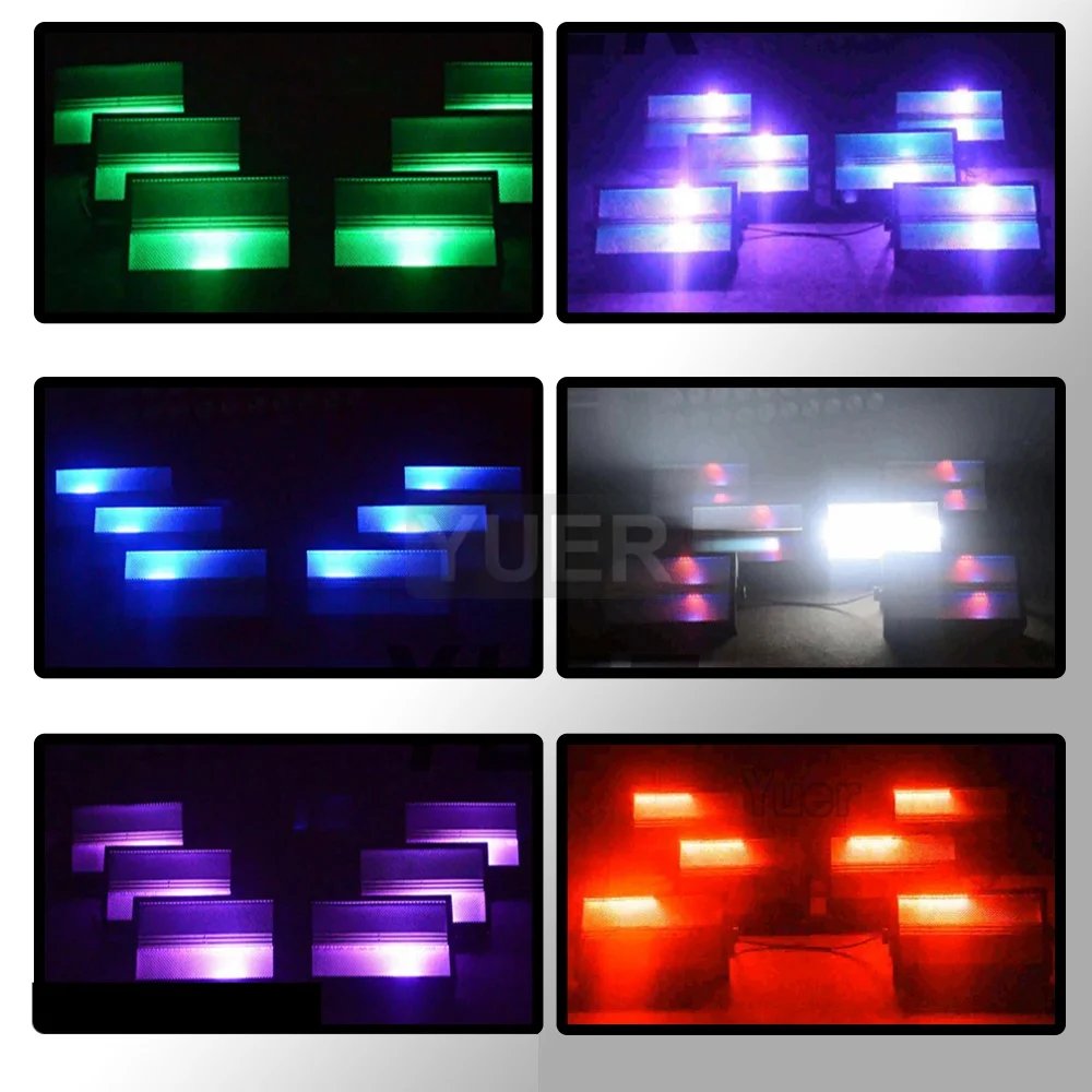 LED Super Strobe Light 144Pcs SMD5050 RGB 3in1+216Pcs 5730 DMX512 Sound control For Party Disco DJ Bar Light Show LED wash par