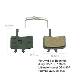 BIKEIN- 1Pair Cycling MTB Bicycle Resin Disc Brake Pads For Sram- Avid- BB7 Juicy 3/5/7 Semi-Metallic Bike Hydraulic- Brake Pads