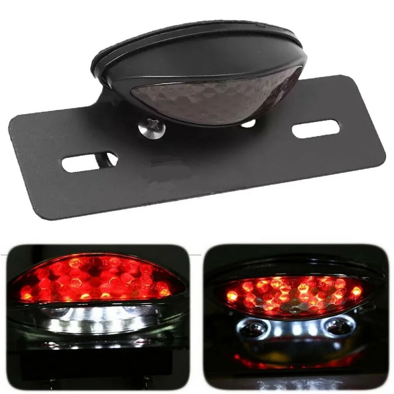 

Motorcycle LED Turn Signal Brake Tail Light For Harley Bobber Chopper Cafe Racer Motorcycle Stop License Plate Lights