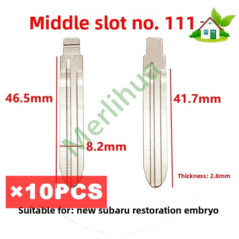 

Mid-slot 111# Car Key Blank for New Subaru Modification Key
