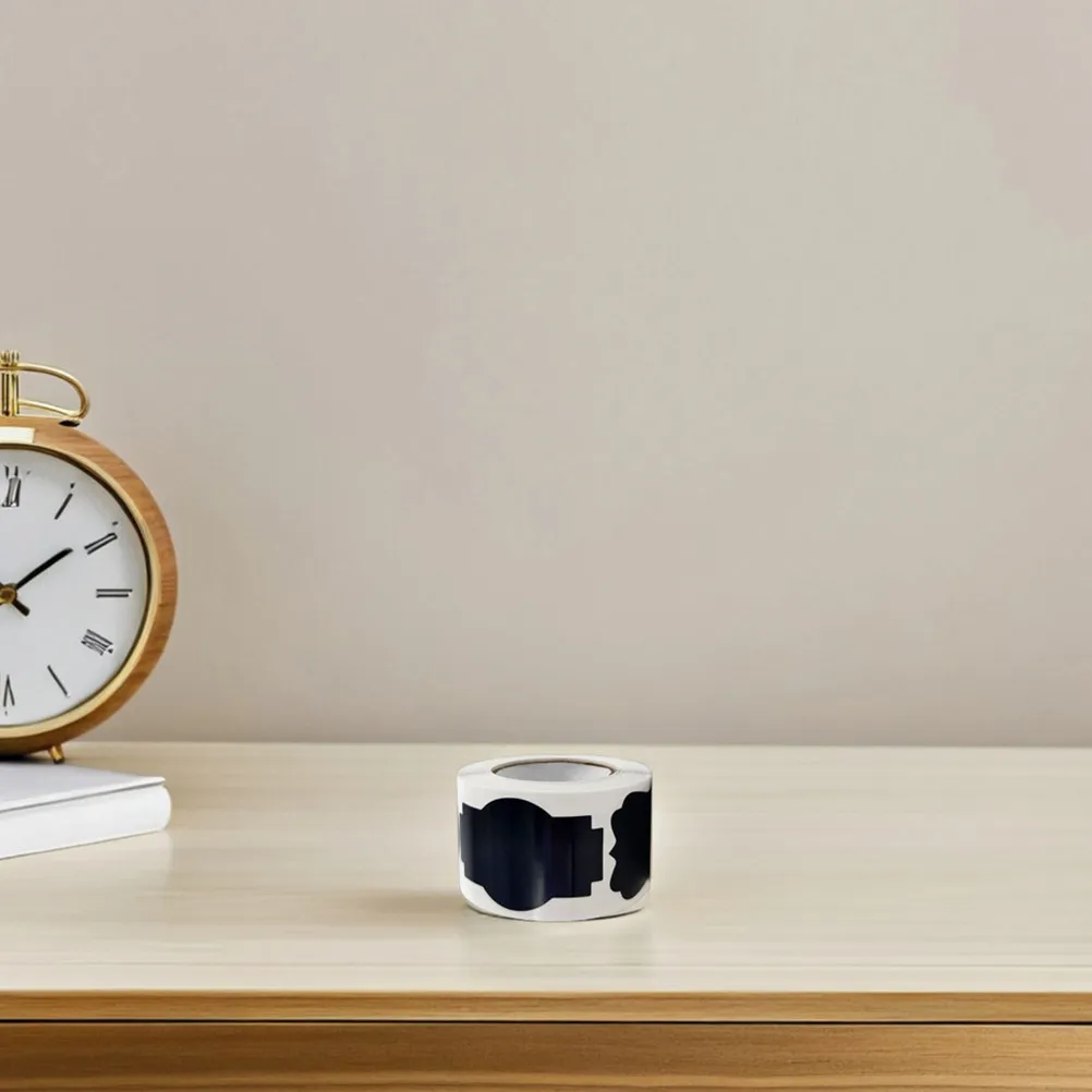 

2 Rolls Writable Chalkboard Labels Removable Residue Free for Mason Jars Spice Containers Food Storage Bins Pantry Cabinet