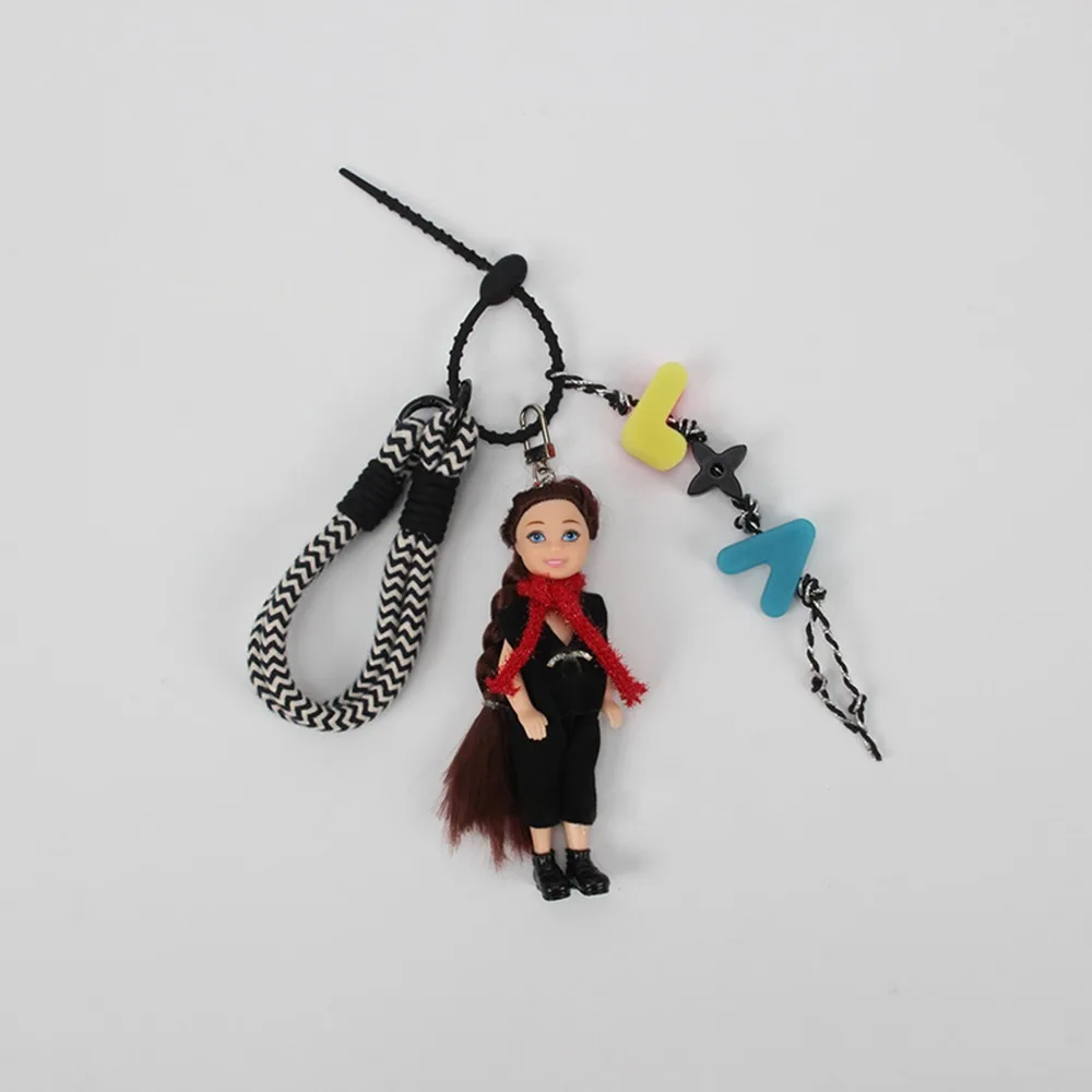 New Cute Doll Pendant Hanging Ornament DIY Change Clothes Keychain Bag Accessories Gift