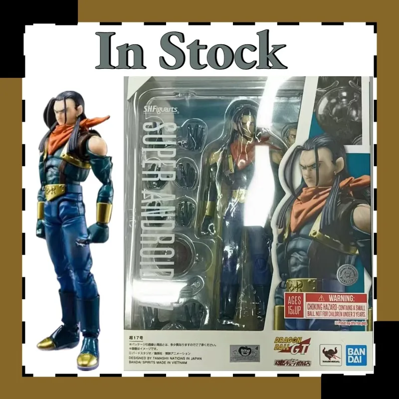

In Stock BANDAI S.H.Figuarts Dragon Ball Super Android Action Figures Exquisite Figures Children's Toys Desktop Decorations