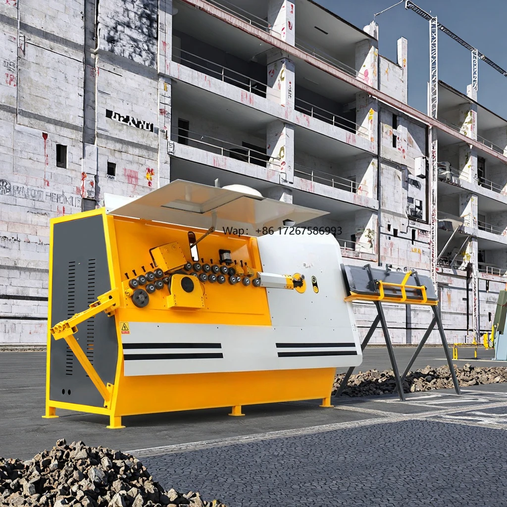 F10 CNC PLC Steel Bar Bending Machine Automatic Rebar Hoop Bending Equipment with 17.5kW Motor for Carbon Steel Processing