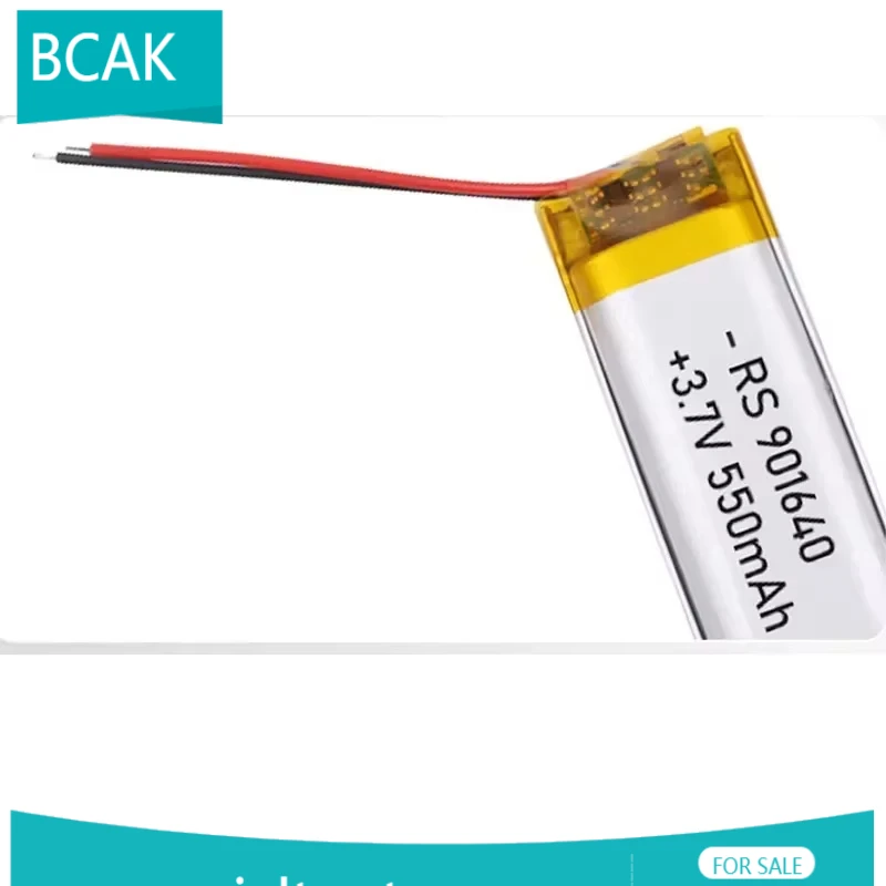 

BCAK Battery 901640 3.7V Hight Quality Polymer Lithium Battery 550mAh Beauty Instrument Headset Bluetooth Speaker Adult Products