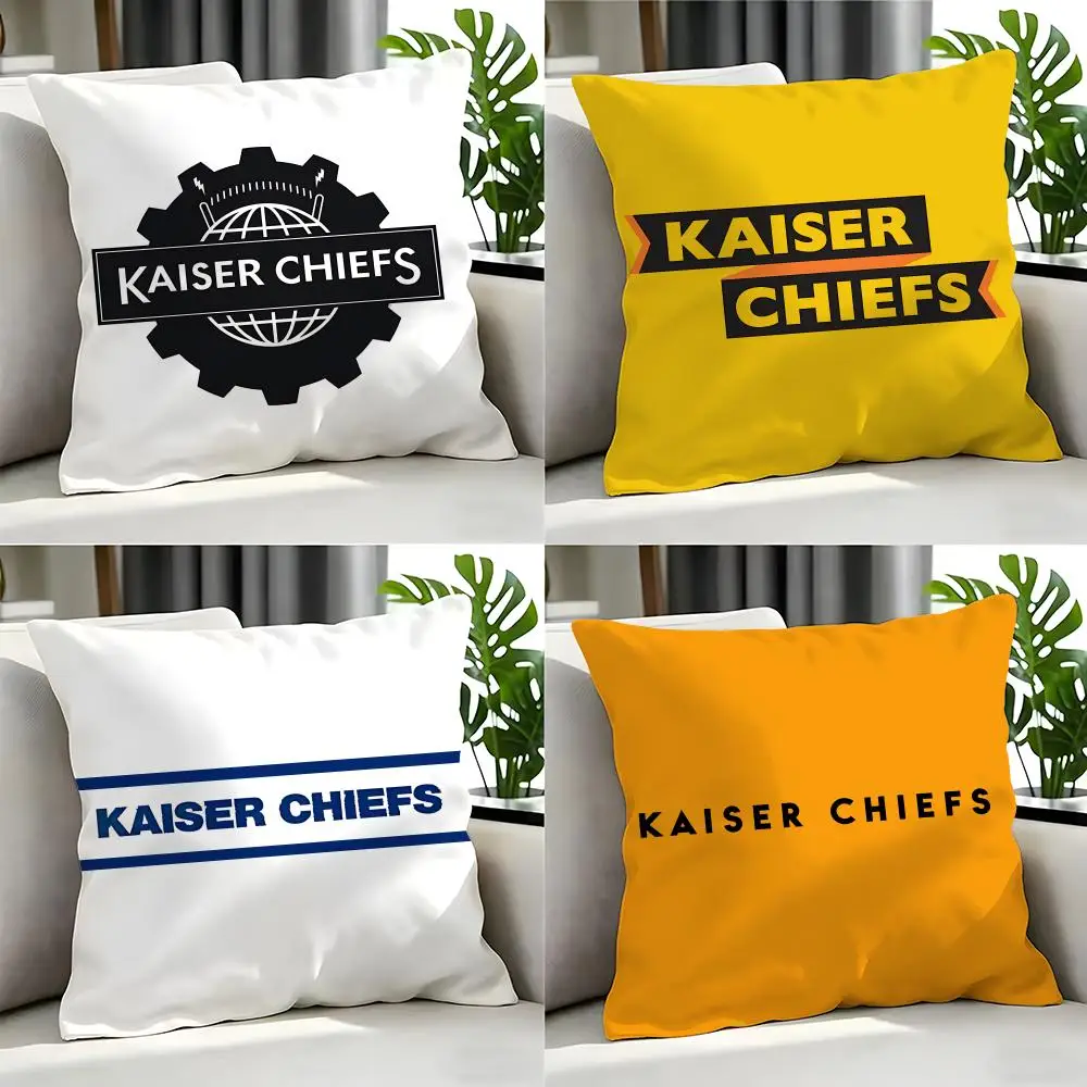 rock Kaiser Chiefs Cushion Cover Cushion Cover Set 4Pcs 50x50 45x45 40x40 Pillowcase Decorative Sofa Home Decor