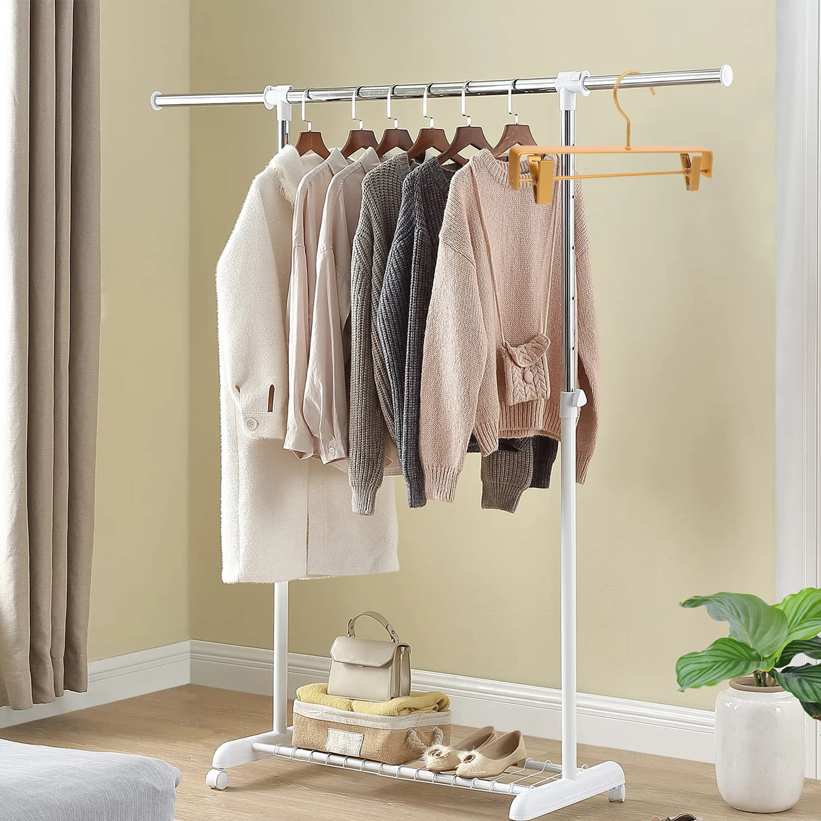 سبائك الألومنيوم السراويل شماعات كليب الثقيلة للتنانير طماق خزانة الملابس منظمة الفضاء إنقاذ الشماعات للملابس