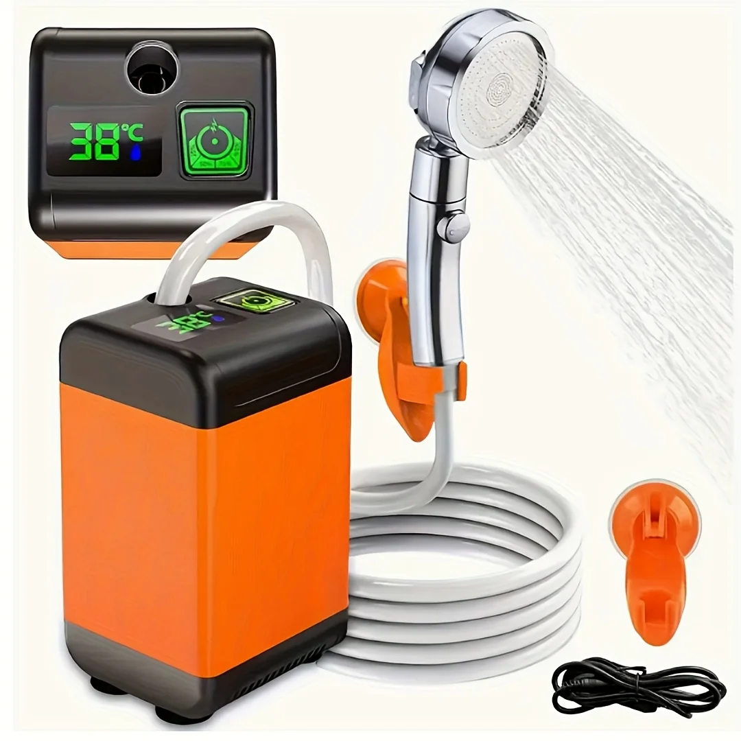 

Outdoor portable bathing artifact field dormitory electric shower dormitory household portable shower rechargeable water pump