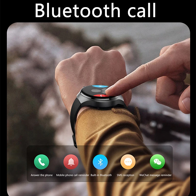 2025 New Smartwatch Men GPS Tracker 150+ Sport Modes Waterproof Watch 1.53-inch Heart Rate Bluetooth Call Smartwatch Watch 4 PRO