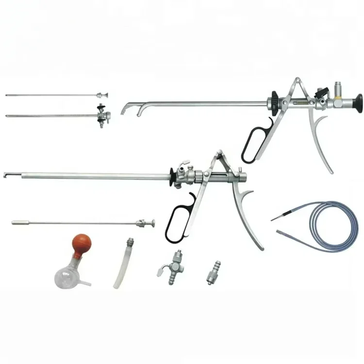 Optical Endoscopic Lithotriptoscope Instruments Set For Urology Surgery