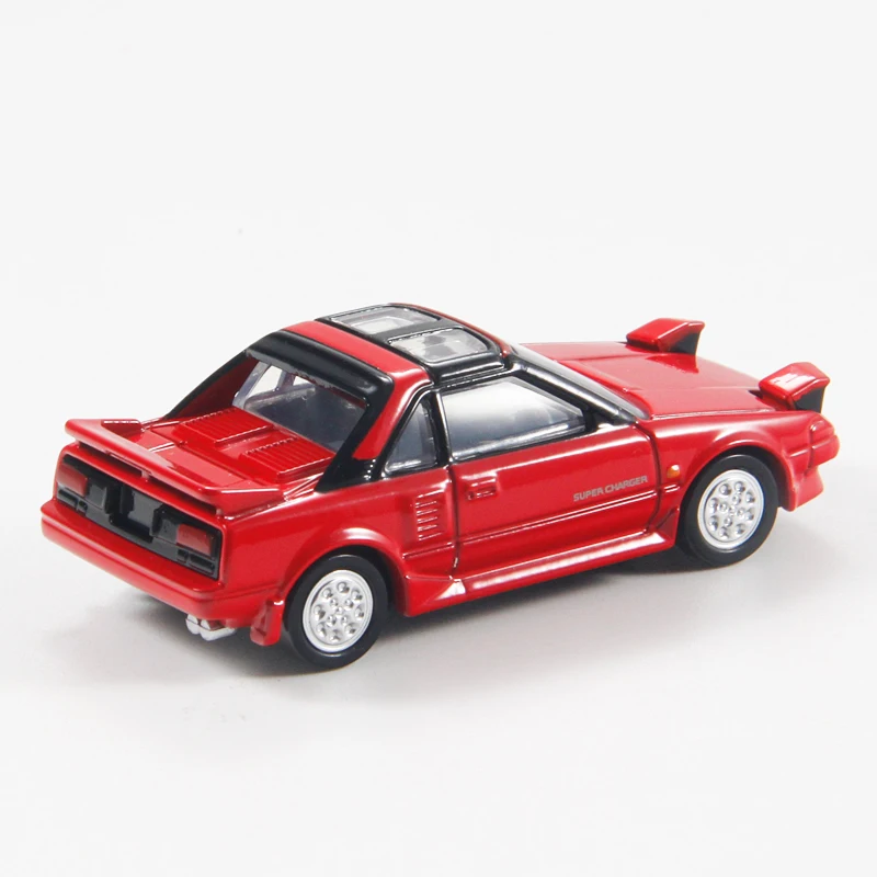 TAKARA TOMY Red Box TP40 Toyota MR2 sports car alloy model, children\'s collection of decorative toys, holiday gifts for friends.