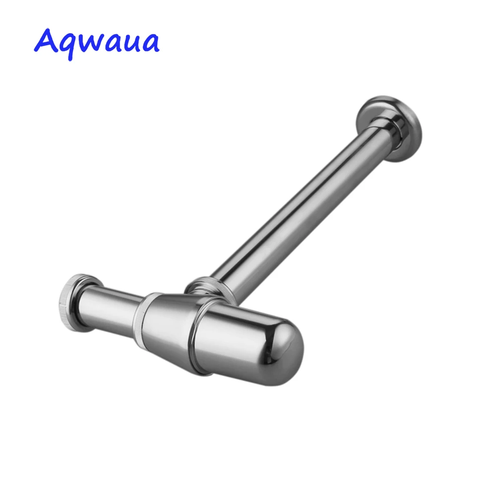 Aqwaua Bottle Trap P-Trap Drain for Bathroom Vanity Sink Sewer Stainless Steel Kitchen Accessories