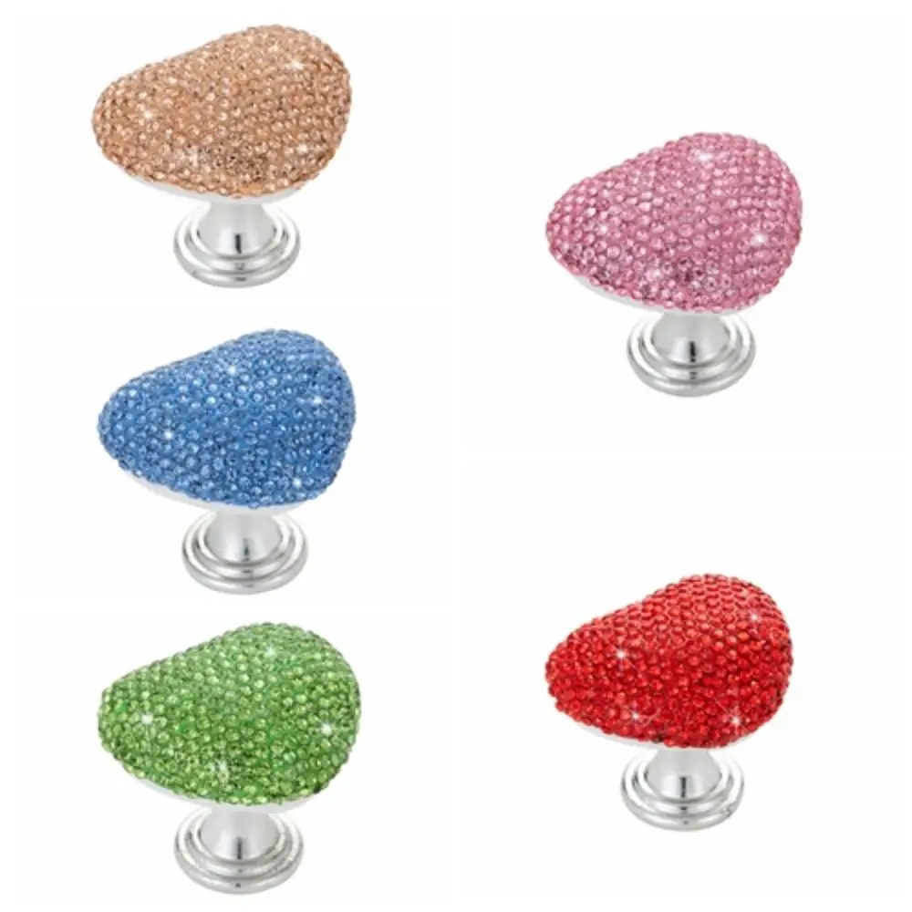 Plastic Toilet Press Assist Multiple Colors Durable Heart Shaped Toilet Button Small and Cute Protecting Long Manicures