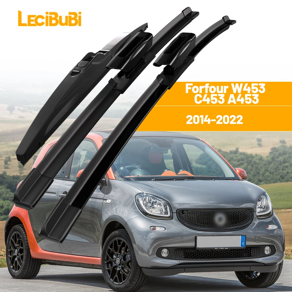 Für Smart Forfour W453 C453 A453 2014-2022 1set Vorne und Hinten Scheibenwischerblätter Scheibenwischer 2015 2016 zubehör