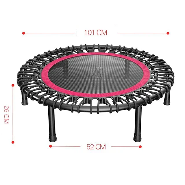 Indoor Foldable Bungee Cord 40 Inch Mini Fitness Trampolines Rebounder Trampoline for Kids and Adults