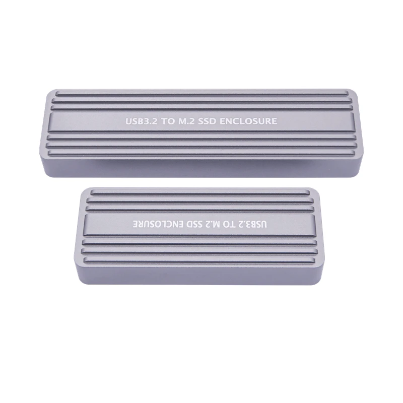 

Двойной протокол M/B&M Key 20 Гбит/с M.2 SSD Корпус-адаптер для NVME/SATA M2 SSD USB3.2 Gen2*2 USB C Внешняя коробка RTL9220 Чип