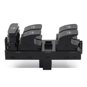 Apktnka- سائق باب كهربائي كهربائي ، زر التحكم الرئيسي للنافذة الجانبية ، فولكس فاجن جولف MK7 ، باسات تيغوان ، سيات ليون 2014-2018 أعلى 8 زر طاقة للمبيعات On7 - No7