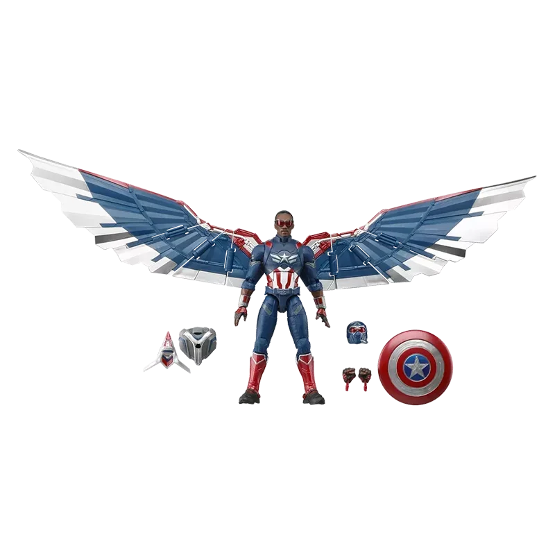 100% الأصلي هاسبرو شجاع العالم الجديد أساطير كابتن أمريكا ديلوكس أنيمي عمل جمع أرقام نموذج اللعب الهدايا في الأوراق المالية #1