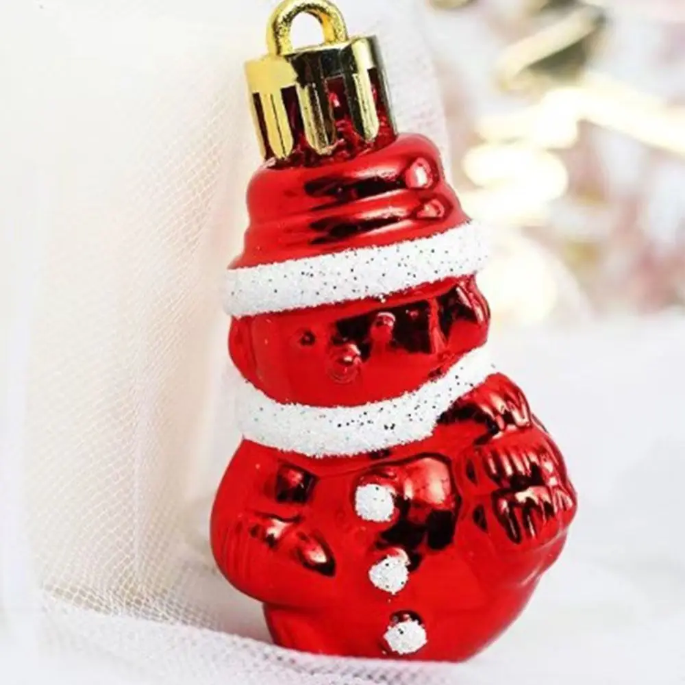 Exquisite Christmas Ball Ornaments Unique DIY Crafts Christmas Hanging Balls Reusable Plastic Christmas Tree Pendant