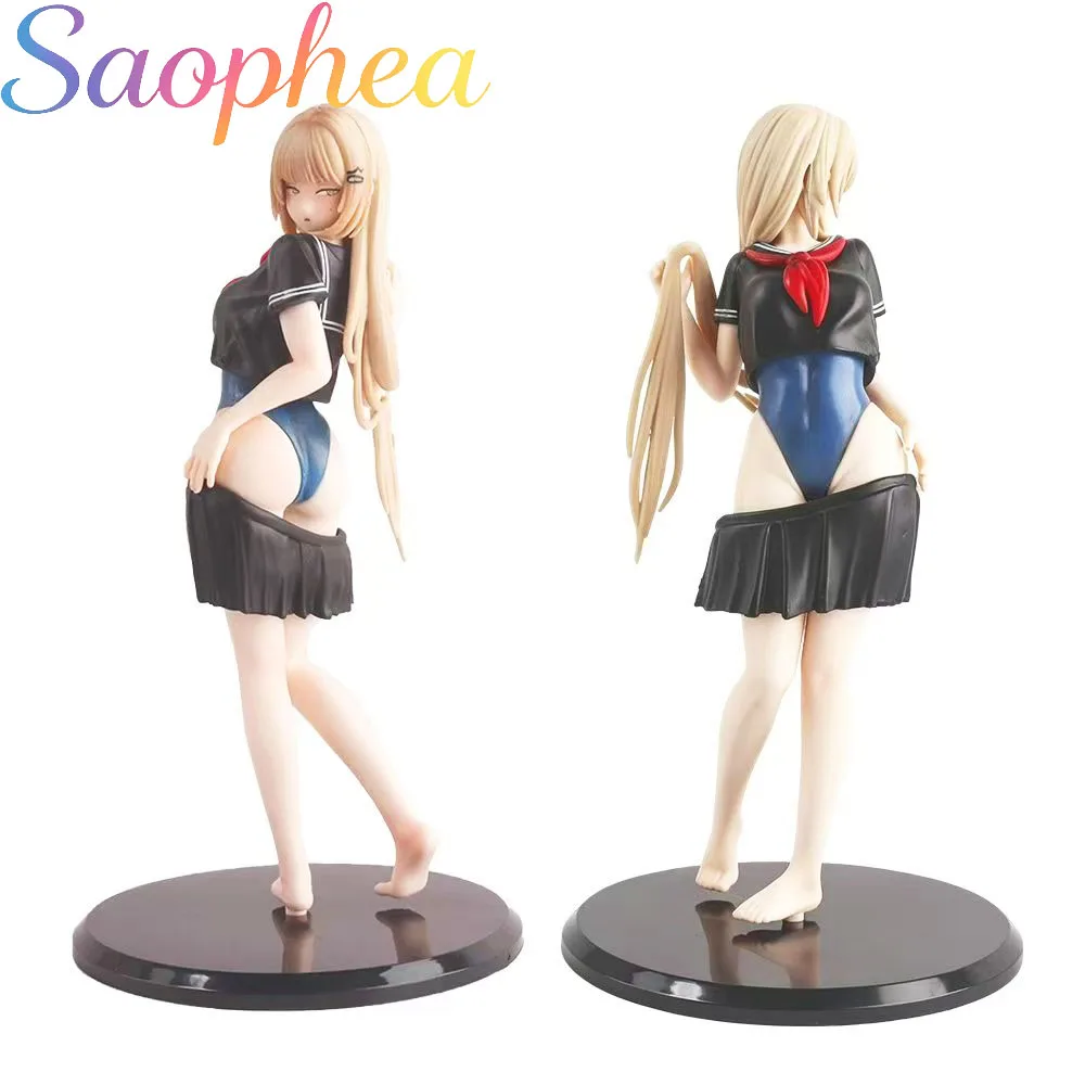 Saophea Yuzu Sailor Uniform Ver. Ecchi Figure, Sexy Anime Girl Figurine,Waifu Action Figure Collectible Statue