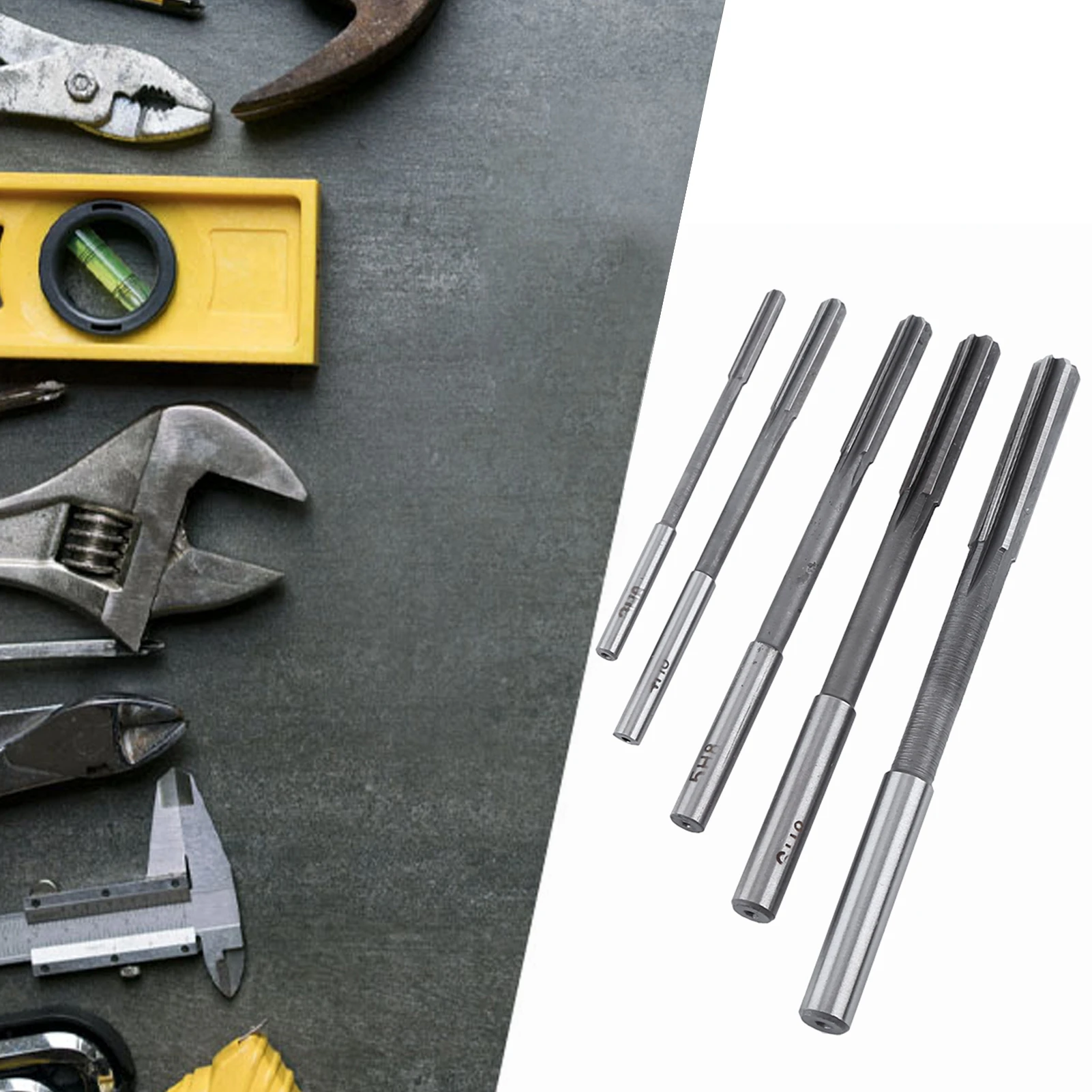 

HSS H8 Chucking Machine Reamer, 10pcs HSS H8 Straight Shank Chucking Machine Reamer 3/4/5/6/7/8/9/10/11/12mm