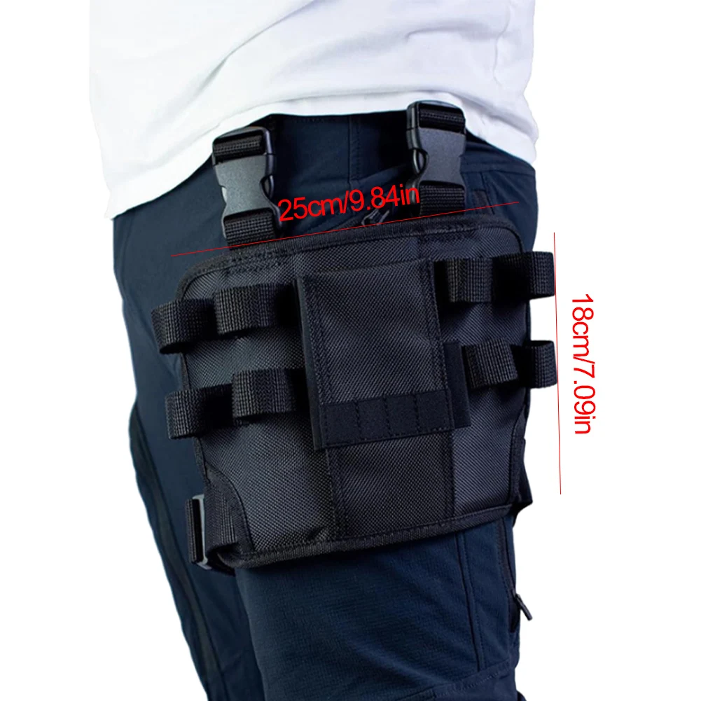 Bolsa de herramientas de reparación de Electricista Automotriz, riñonera de tela Oxford, anillos de herramientas múltiples, bolsa de herramientas de mantenimiento de piernas, organizador de herramientas