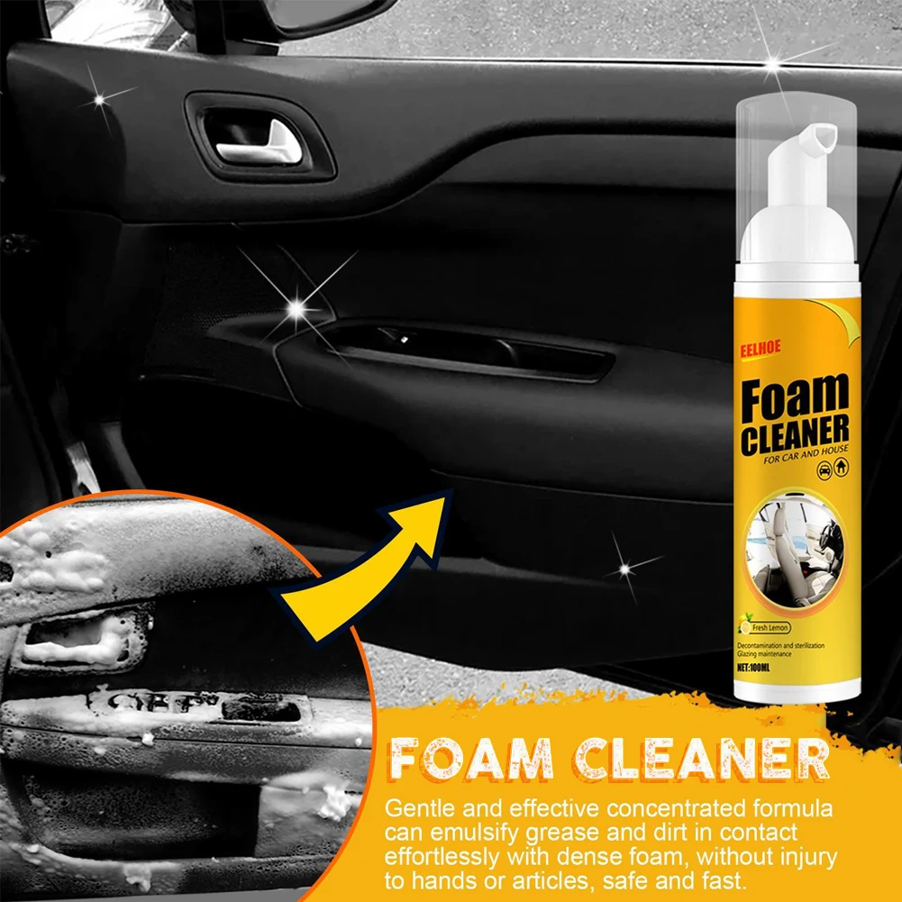 New Multi-Purpose Foam Cleaner Rust Remover Cleaning Car House Seat Car Interior Accessories Home Kitchen Cleaning Foam Spray