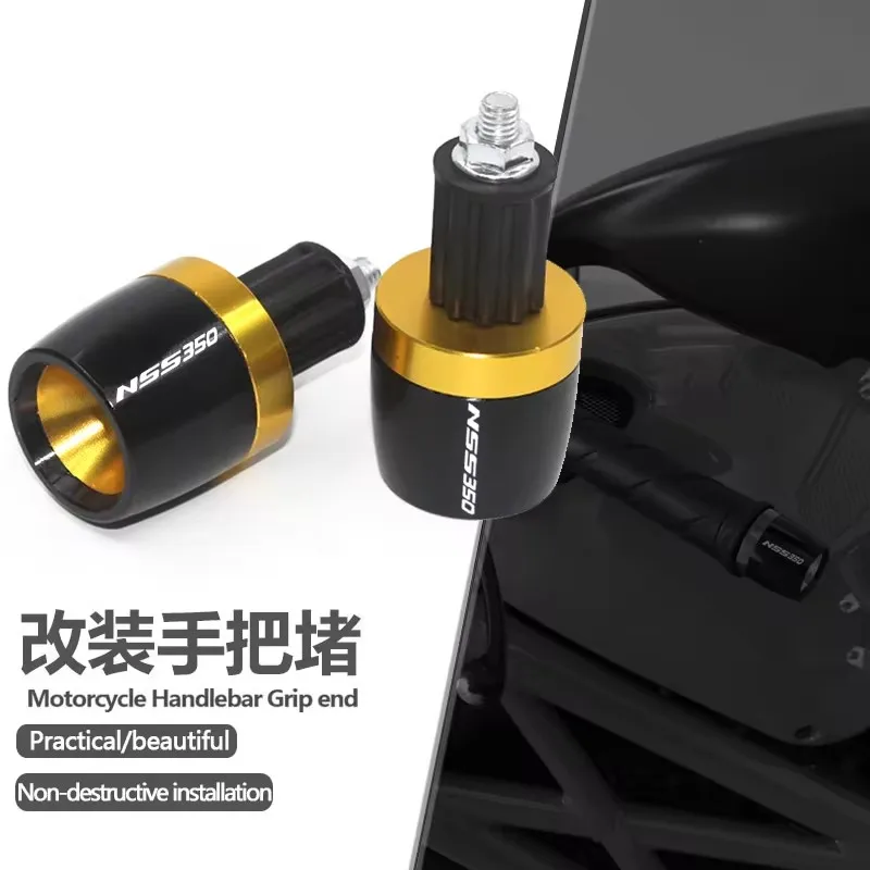 For HONDA FORZA 350 750 NSS750 NSS350 FORZA350 Motorcycle Accessories Handlebar Gear Balance Plug Slider Handle Bar End Grips