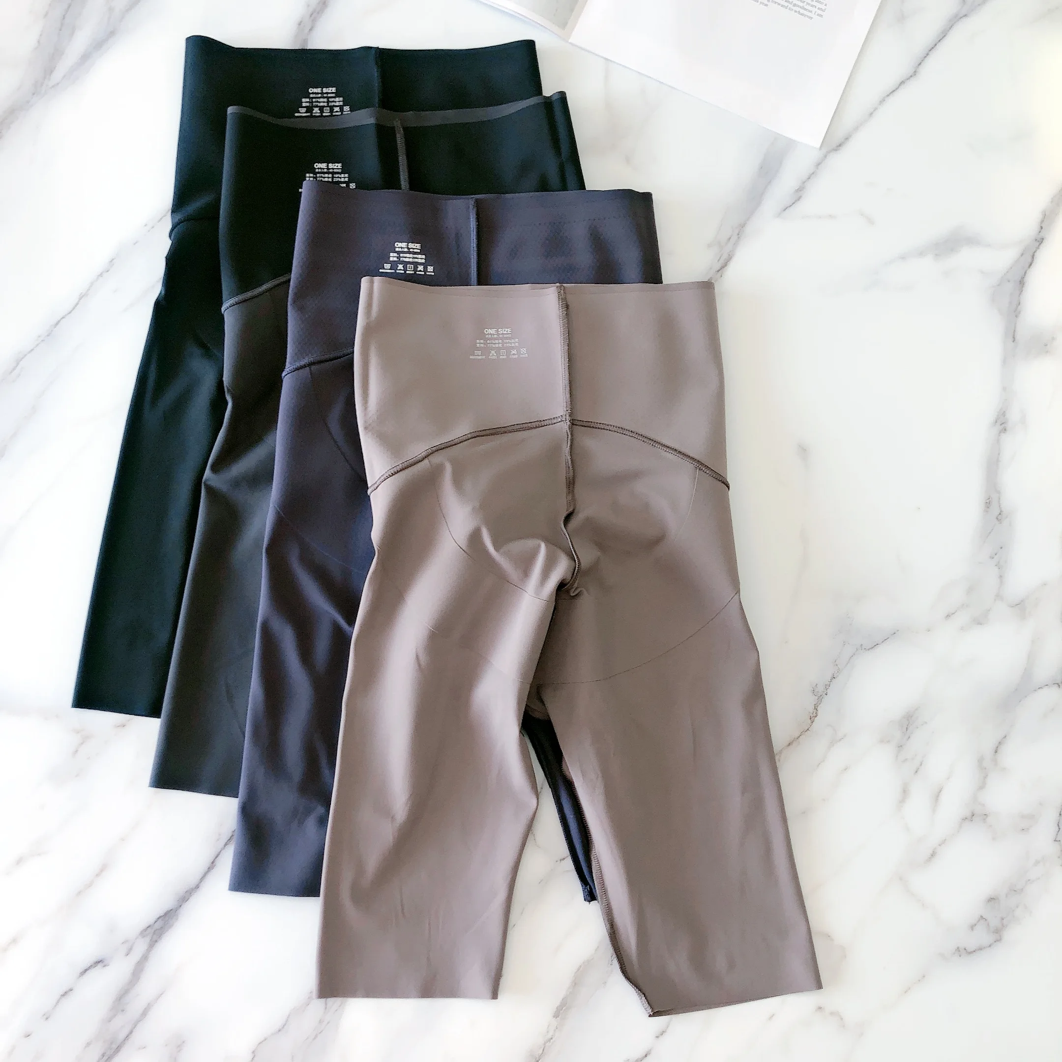 بنطلون يوجا نسائي من تاجكيتا بطول خمسة أرباع، سروال ركوب ذو إحساس بارد، بنطلون دولفين للارتداء الخارجي في الصيف مع خاصية رفع البطن...