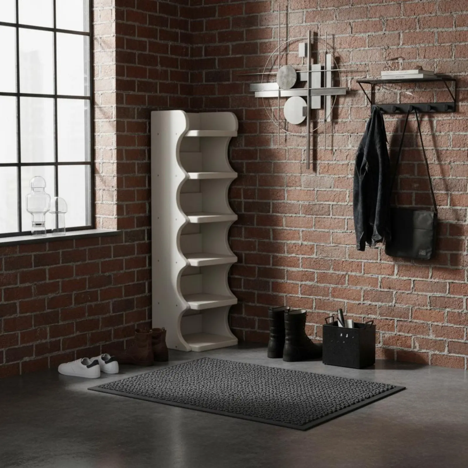 

Hardwood Wood Shoe Rack Stable Load-Bearing Multi-Tier Wooden Shoe Rack for Closet