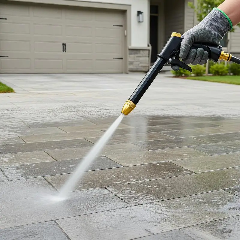 High Pressure Water Gun Portable Power Jet Washer 4 Spray Patterns for Yard Irrigation Car Washing Fence Stain Removal