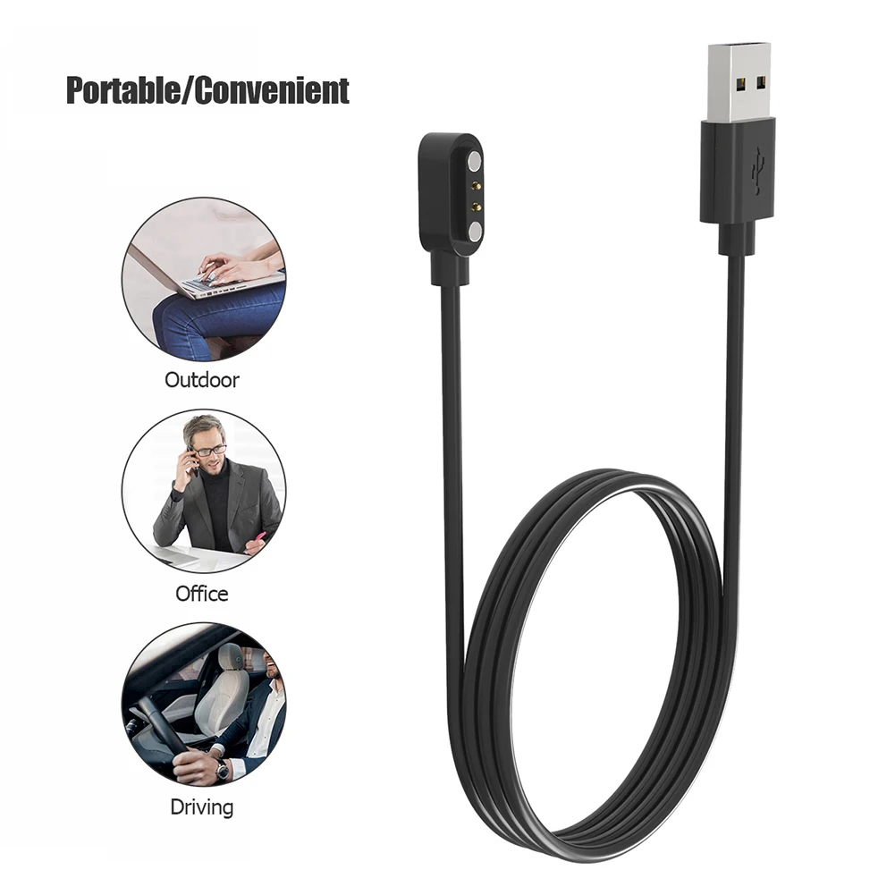 

Шнур зарядного устройства для умных часов, USB-адаптер магнитного зарядного устройства, сменный кабель для быстрой зарядки, аксессуары для Mibro Watch Lite 2/T1/C2