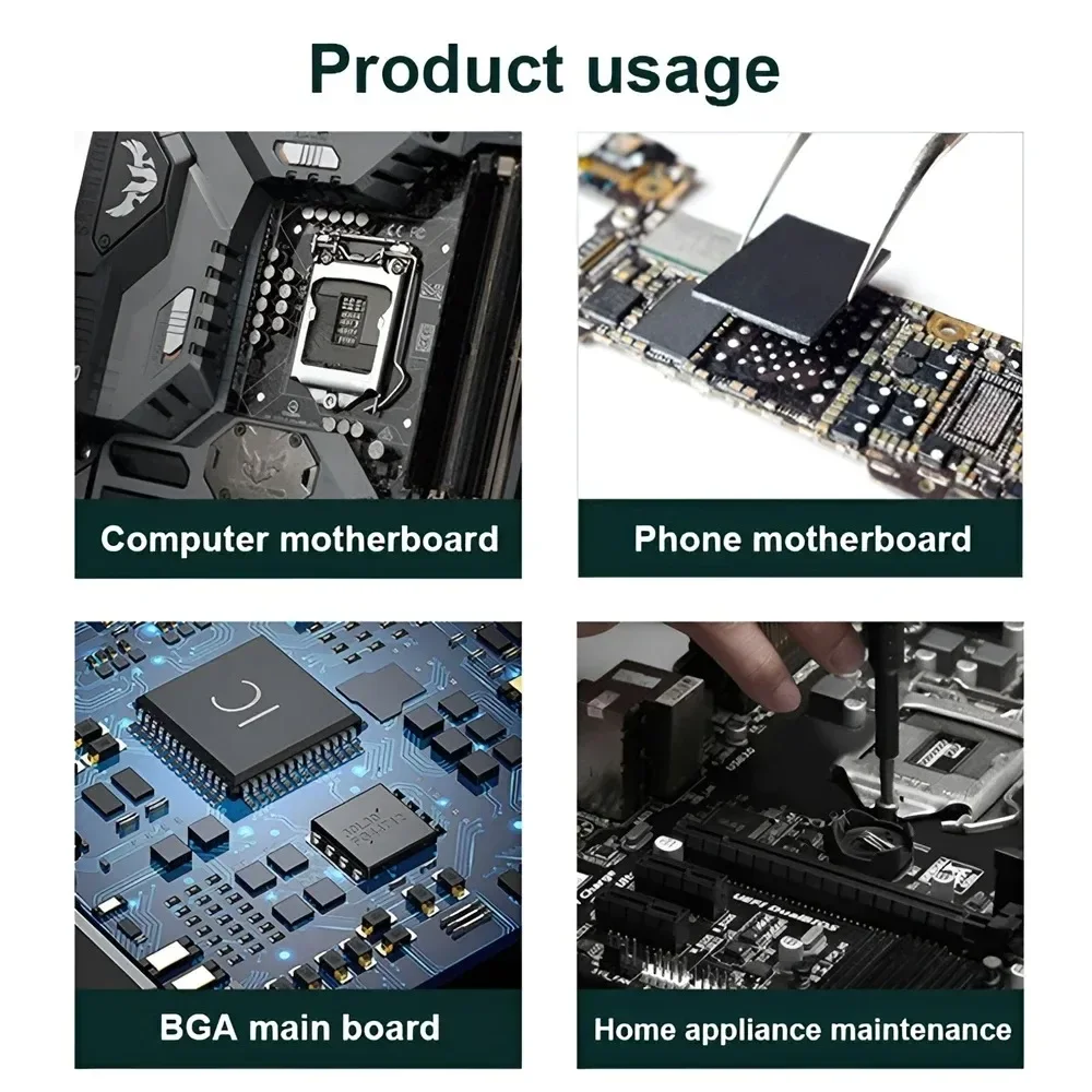 Máscara de Soldadura de curado UV para PCB BGA, resistencia de tinta, aceite verde, placa de circuito, protección de pintura, herramientas de