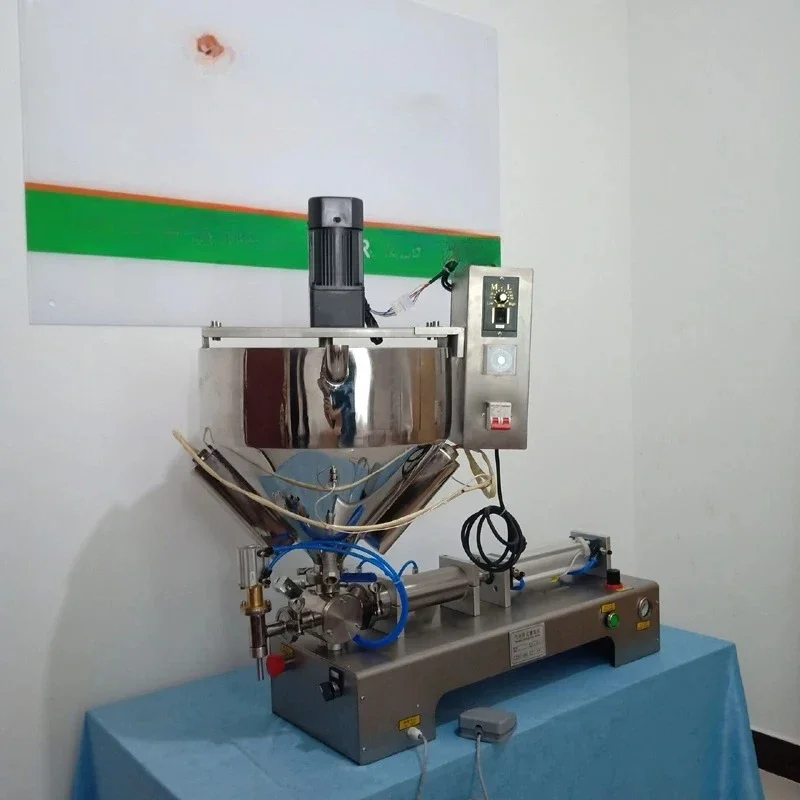 Semi Automatic Lipstick Filling Machine Heating Stirring Mixing Cream Lip Balm Tube Making Machine Wholesale