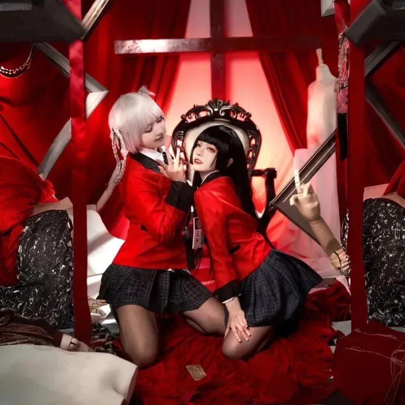 XT8Amine Jabami Yumekoes Momobami Kiraris زي حقيبة حمراء مجموعة كاملة زي نسائي ملابس السنة الجديدة لعب الأدوار في الهالوين @ XT6!