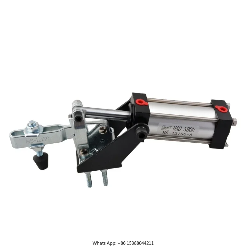 

Hot Sale Pneumatic Toggle Clamp HS-12130-A Holding Capacity 227KG