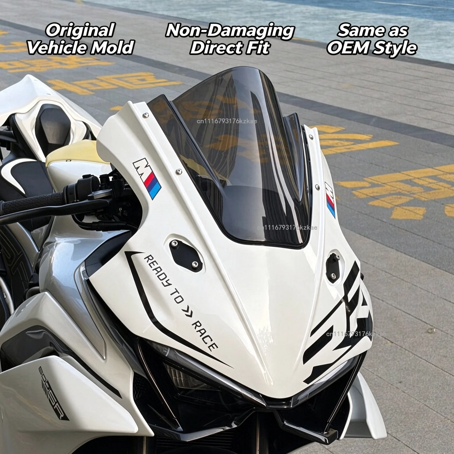For CFMOTO 500SR modified one-piece hood competitive windshield with raised front windshield motorcycle accessories