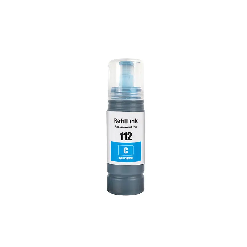 Imagem -04 - Recarga Tinta de Pigmento Impressora para Epson 112 T112 Ecotank L6490 L6550 L6570 L6580 L11160 L15150 L15160 L15180 Alta Qualidade