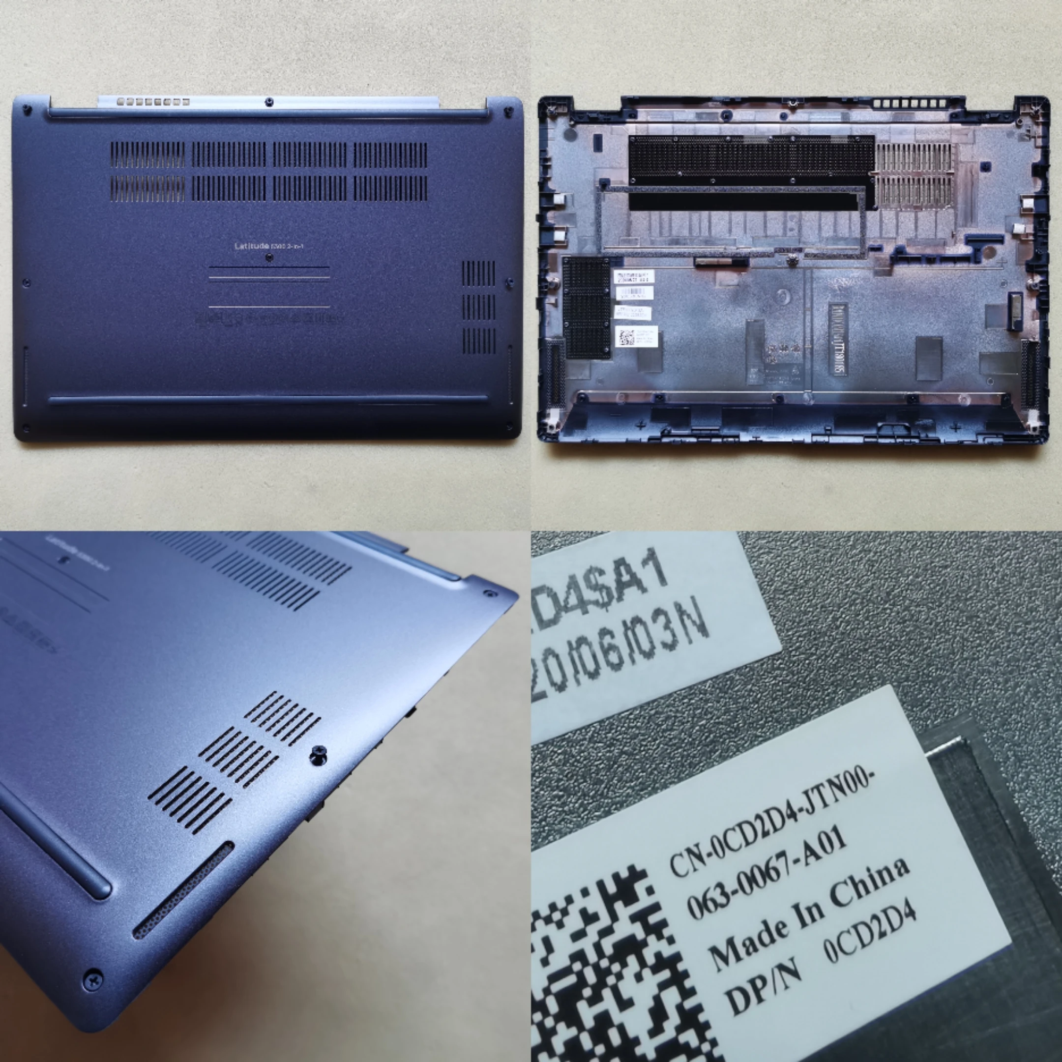 New laptop upper case cover palmrest /bottom case for Dell  Latitude 5300 2-in-1 E5300 image 3