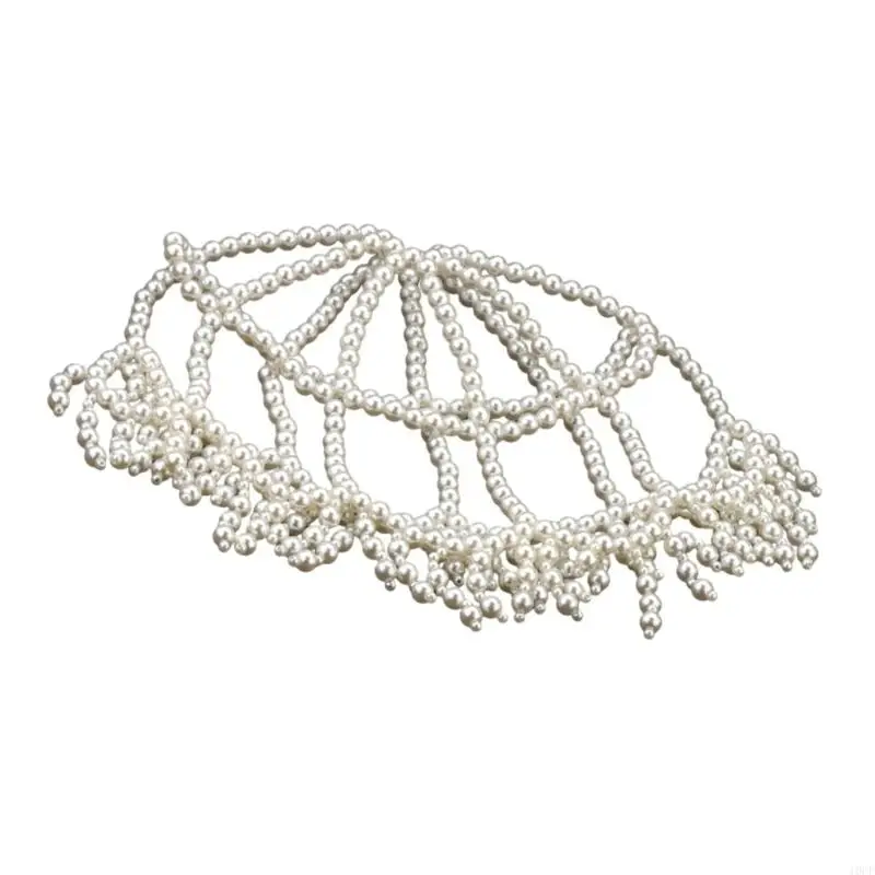 Chapeau perles fait à main, couvre-chef Lolitas, accessoire cheveux pour cérémonie mariage, pour mariée occasions