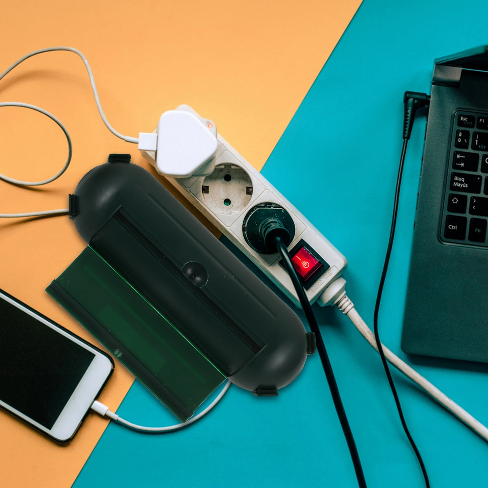 

Waterproof Extension Cord Protector Safety Cover Green Outdoor Use Electric Box Cable Plug Protection Christmas Lights Outdoor