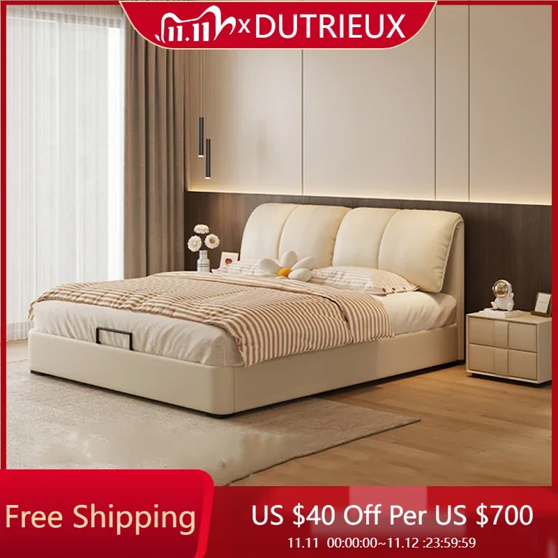 

Japanese Space Saving Bed Sleeping Beauty Massage Girls Wooden Floor Modern Luxury Bed Double Camas De Casal Modern Furniture