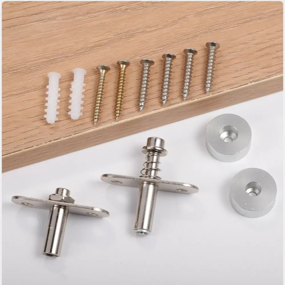 Heavy-Duty Rotation Mounting Hardware Anti-Rust Silent Pivot Doors Hinges Adjustable Smooth Rotation 360°Universal Joints