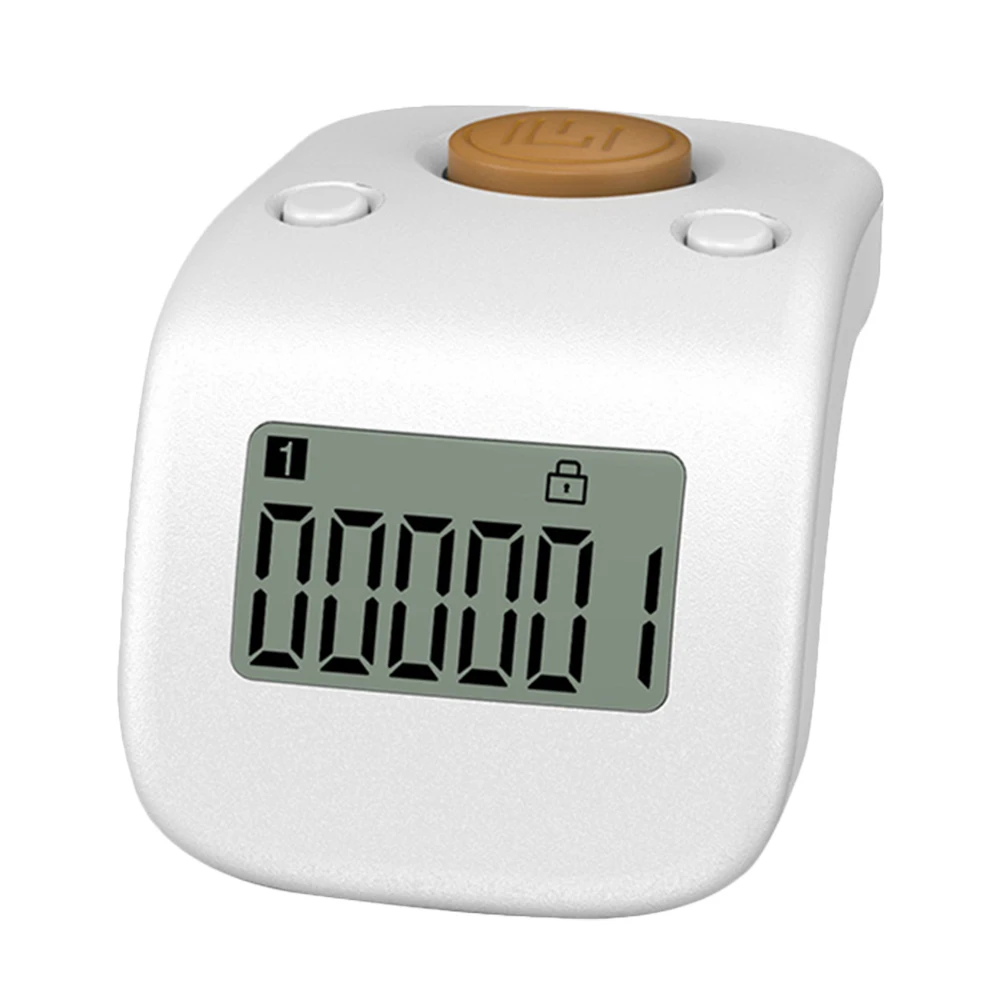 

Rechargeable Finger Counter Digital Tally H held Gel Portable Lightweight Silent Design Practical Use Durable Shell
