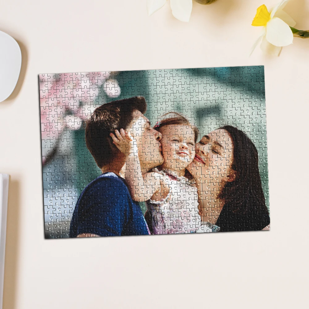 35/300/500/1000pcs Personalized Custom Photo Family Puzzle Family And Friends A Memorable Keepsake Or A Special Celebration