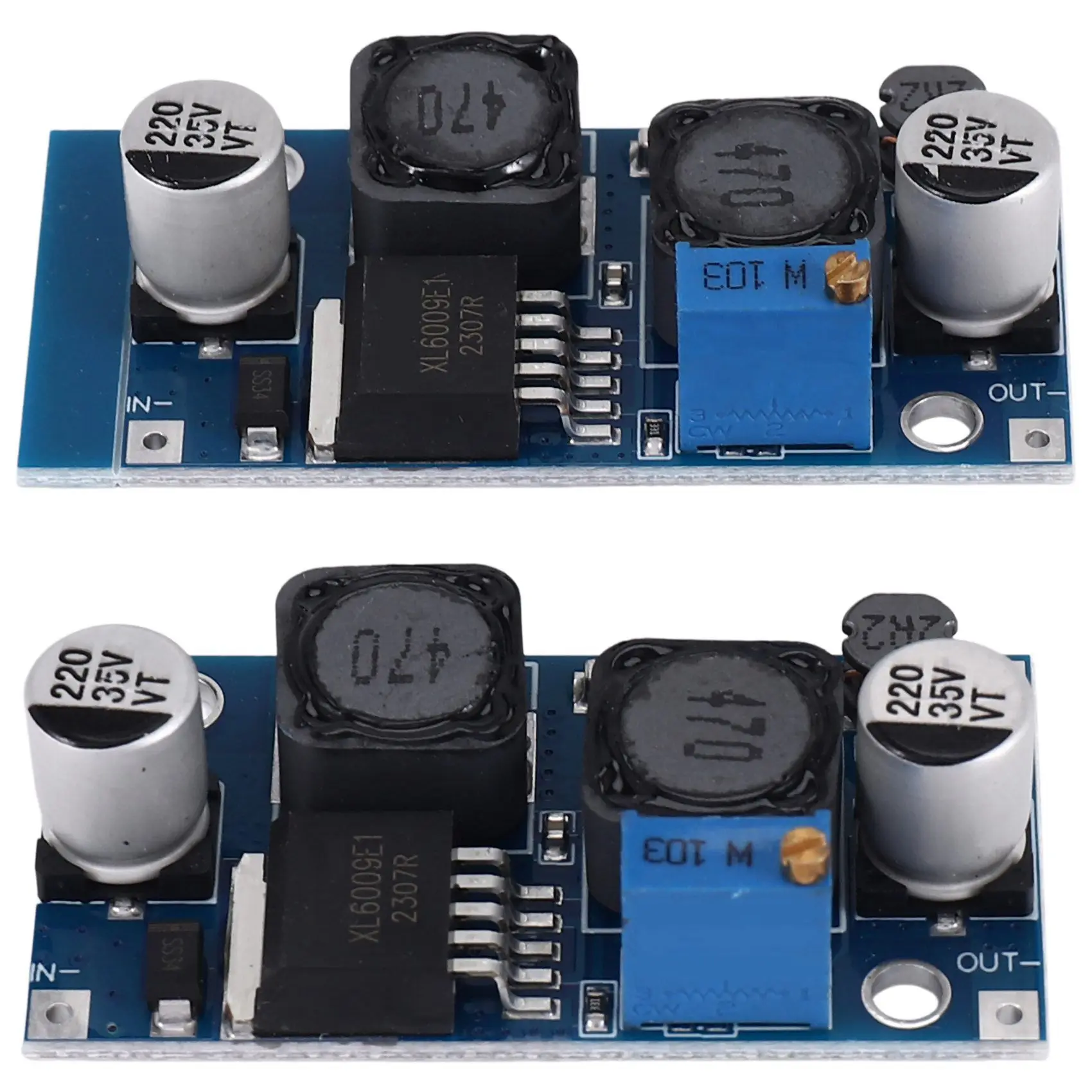 

TFTP-6Pcs Adjustable DC-DC Buck Boost Converter Automatic Wide Voltage Regulator XL6009 Voltage Module