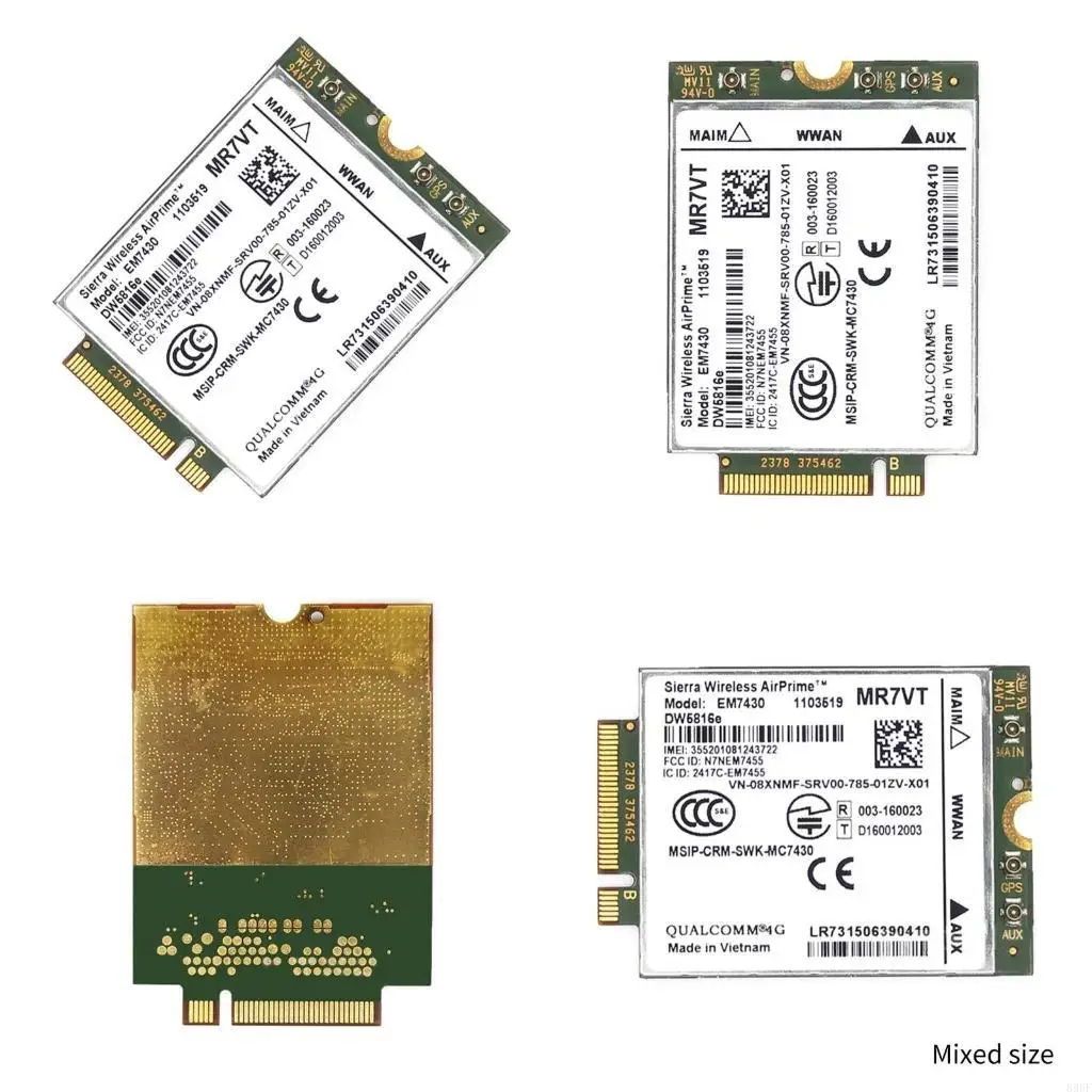 

896F EM7430 DW5816e Модуль 4G LTE NGFF- WWAN Карта для 7280 7285 7290 7389 7390
