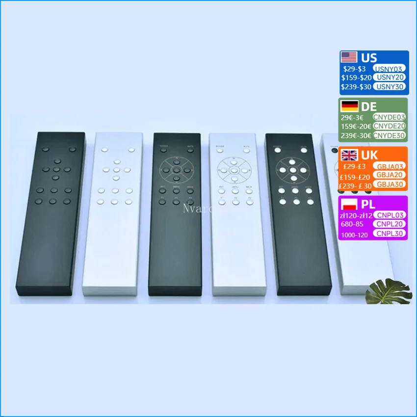 

Audio TV CD VCD DVD Decoder Power Amplifier Preamp Aluminum Alloy Shell Infrared Learning Universal Remote Control